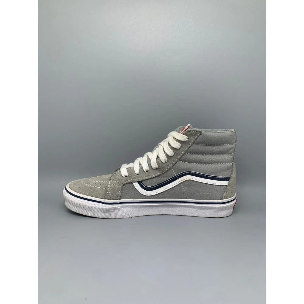 Vans Sk8-Hi MLB New‎ York Yankees Gray High Top Sneakers 721356 Men's Sz 8.0